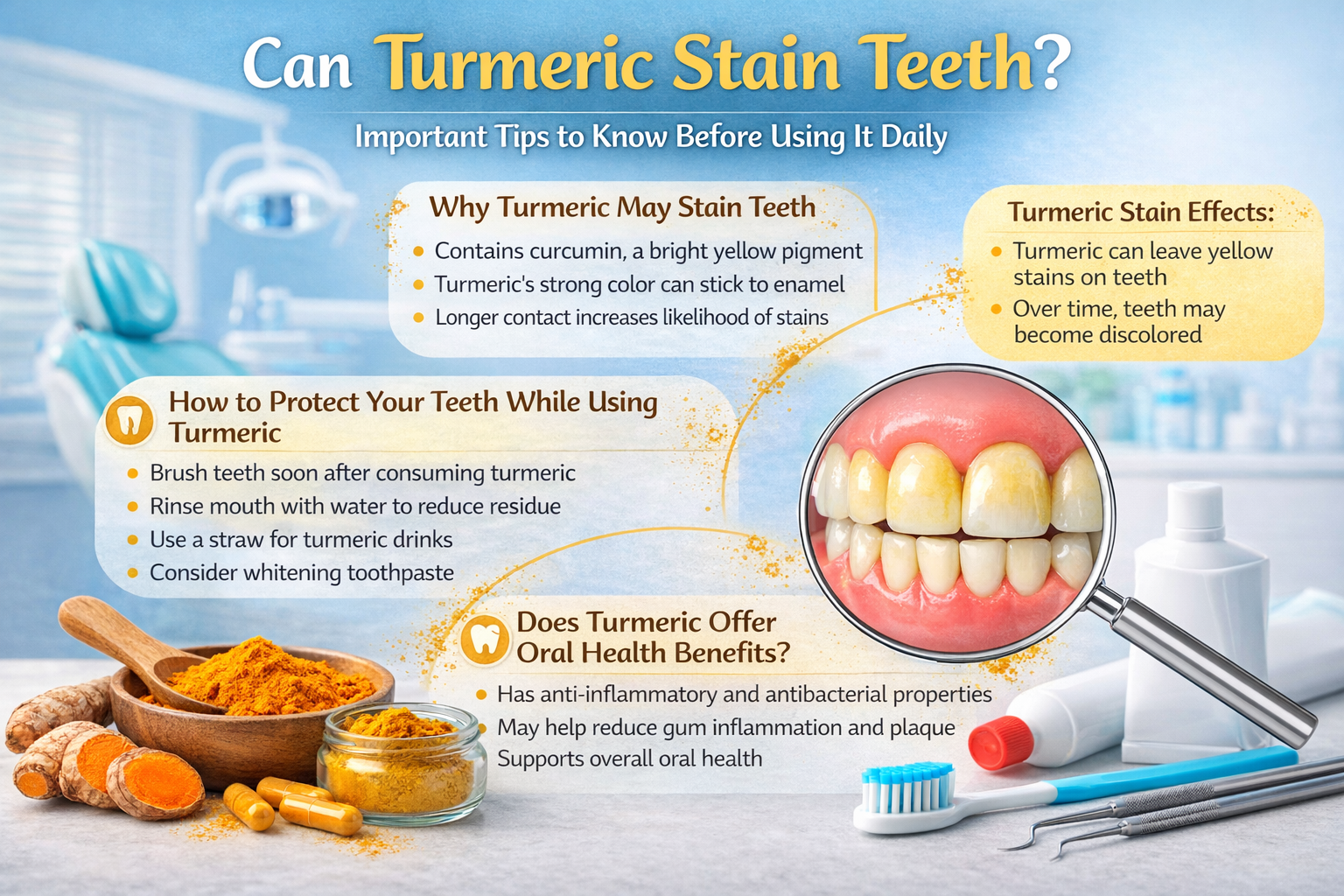 Why Turmeric Stain Teeth
